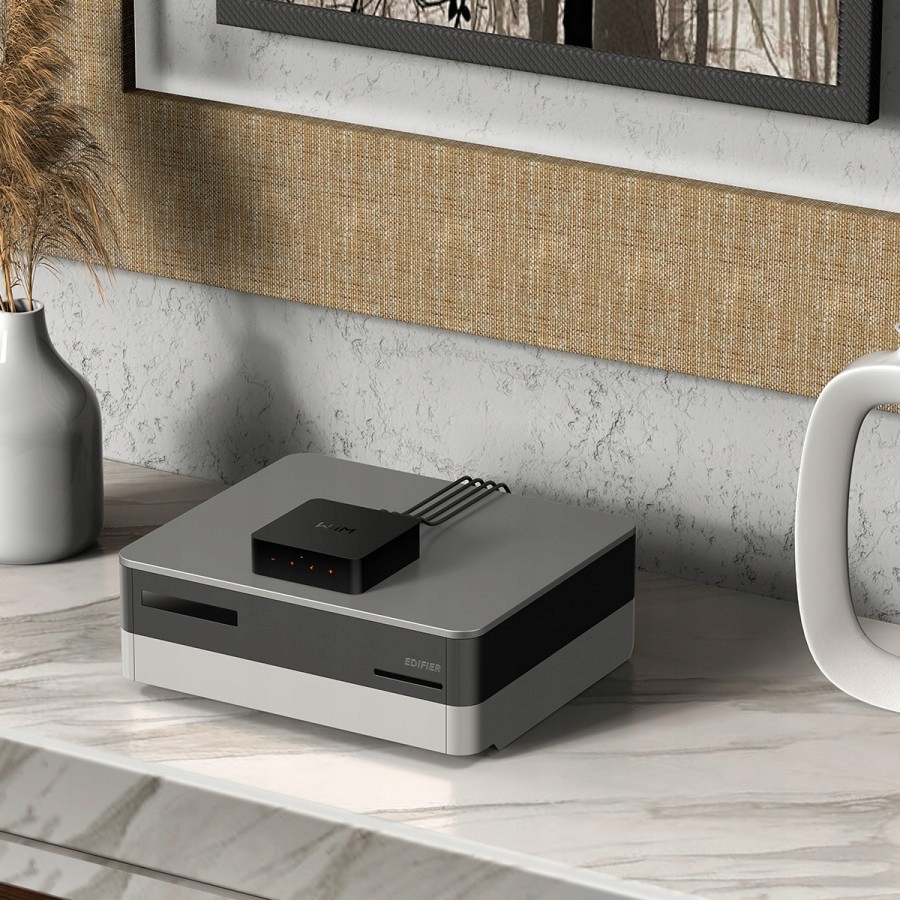 WIIM PRO ODTWARZACZ SIECIOWY STRUMIENIOWY WIFI AIRPLAY CHROMECAST Kolor czarny