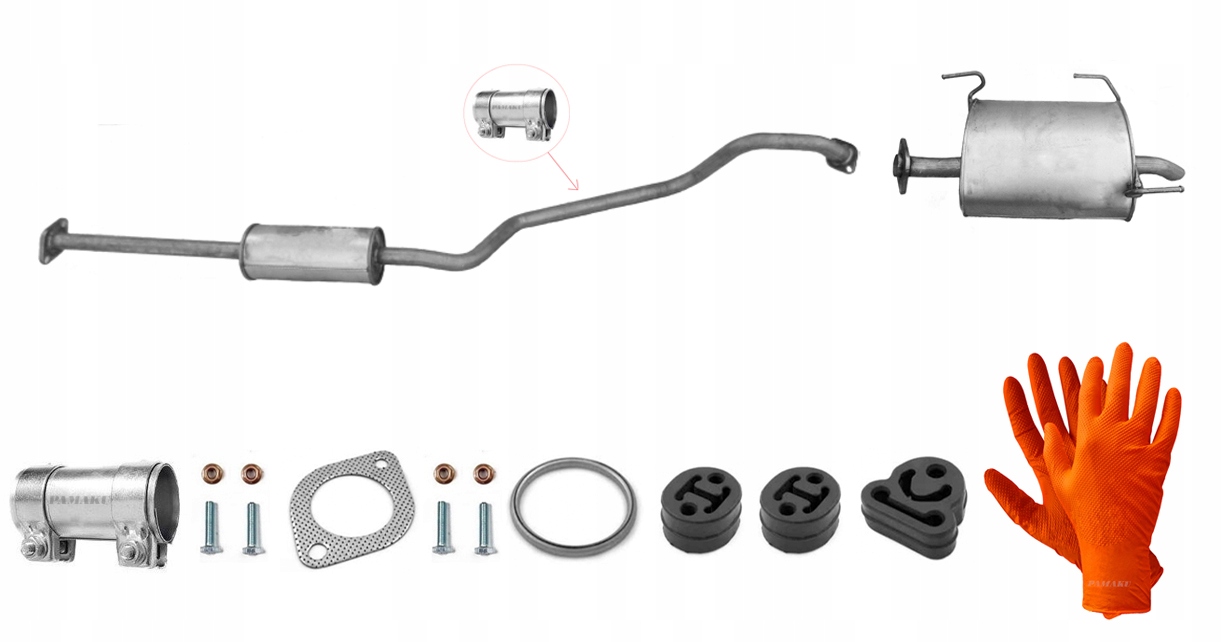 Nissan Almera Tino 1.8 (2000-2005) Dlouhá Verze Lwb Tlumič Koncový
