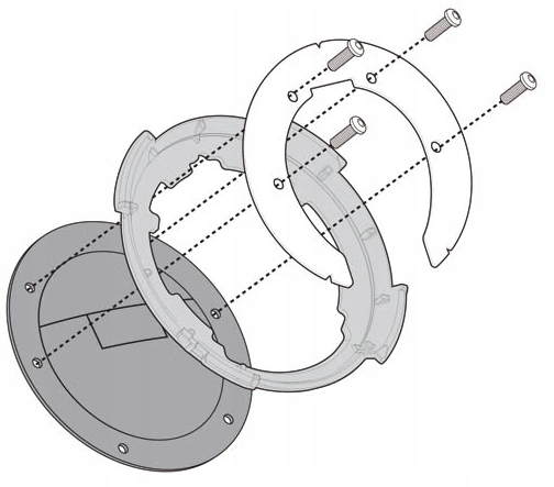 GIVI КРЕПЛЕНИЕ НА БАК TANKRING TANKLOCK DUCATI