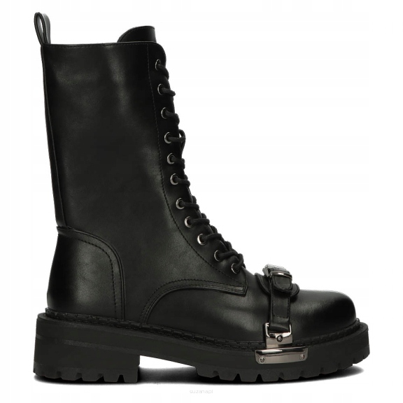 Czarne glany damskie Filippo DBT4075/22 r39