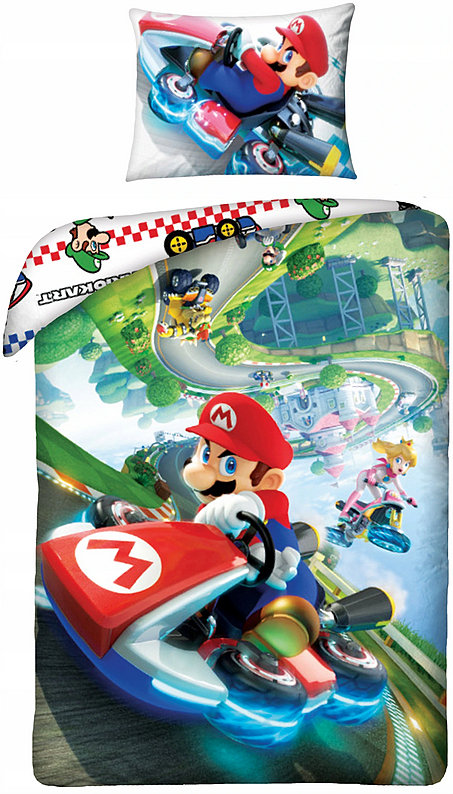 

Komplet Pościeli Nintendo Mario 140 X 200 CM