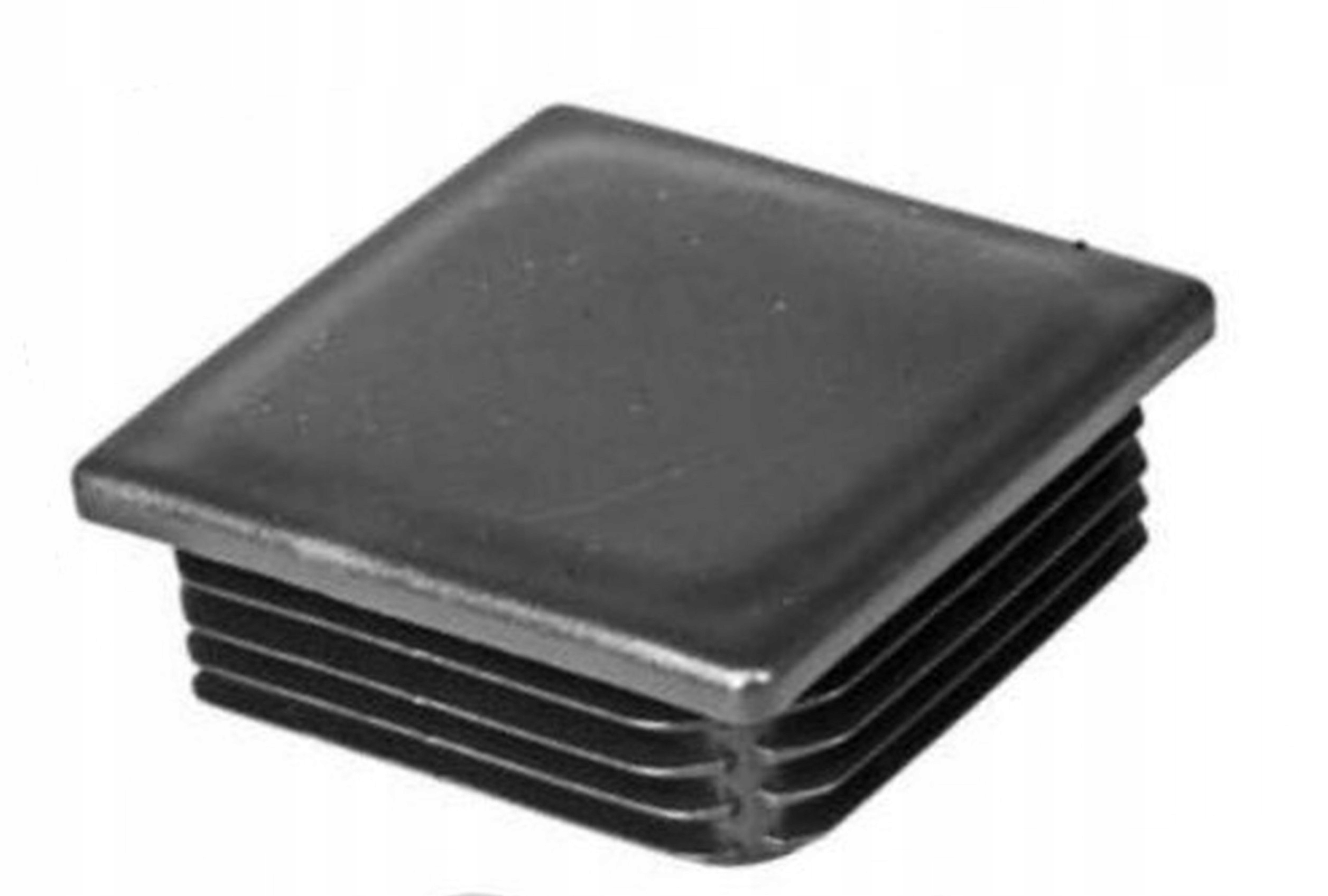 

Zaślepka kwadratowa 20x20mm czarna 10szt
