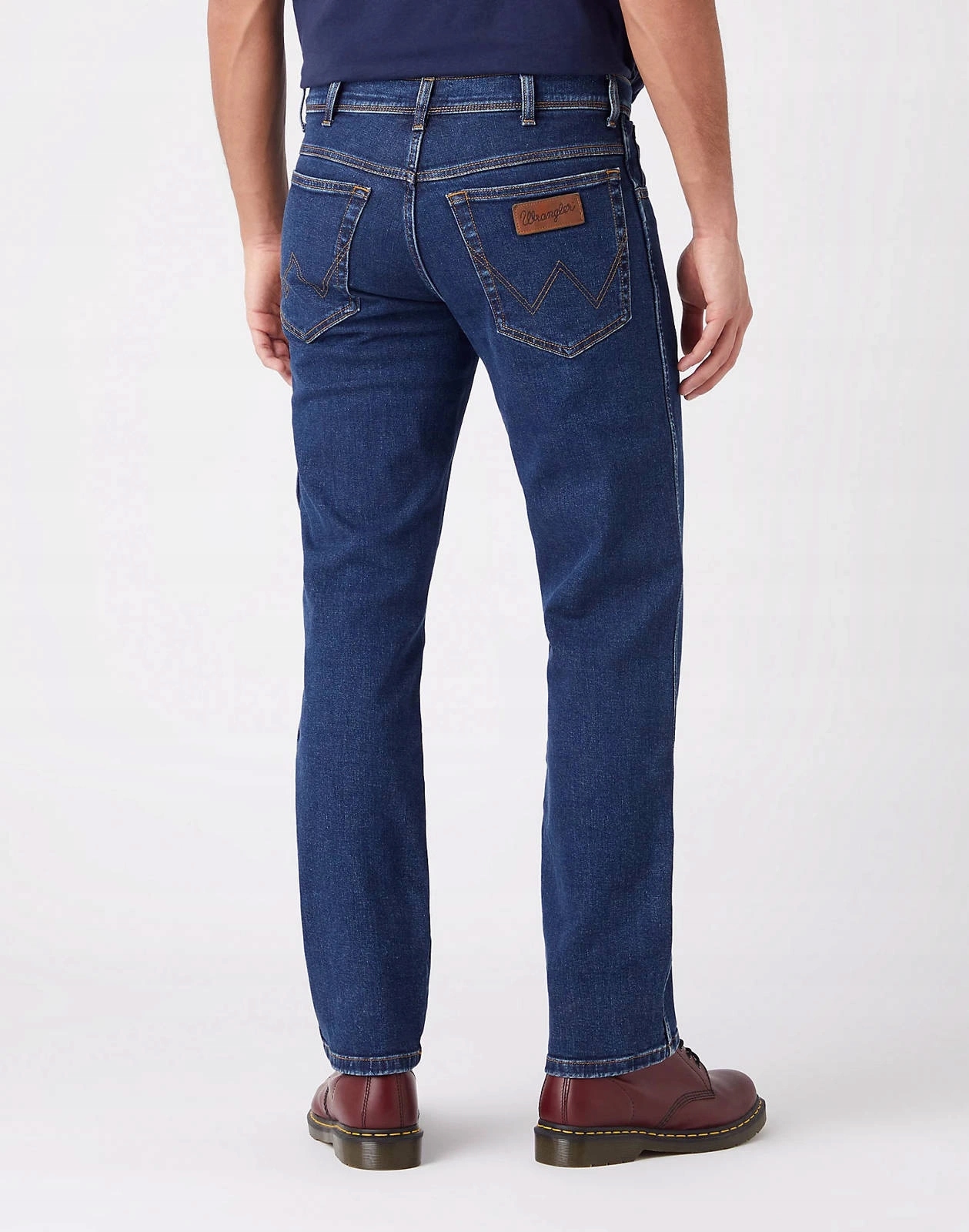 Pánské jednoduché džíny Wrangler Texas Darkstone W12133009 34/32