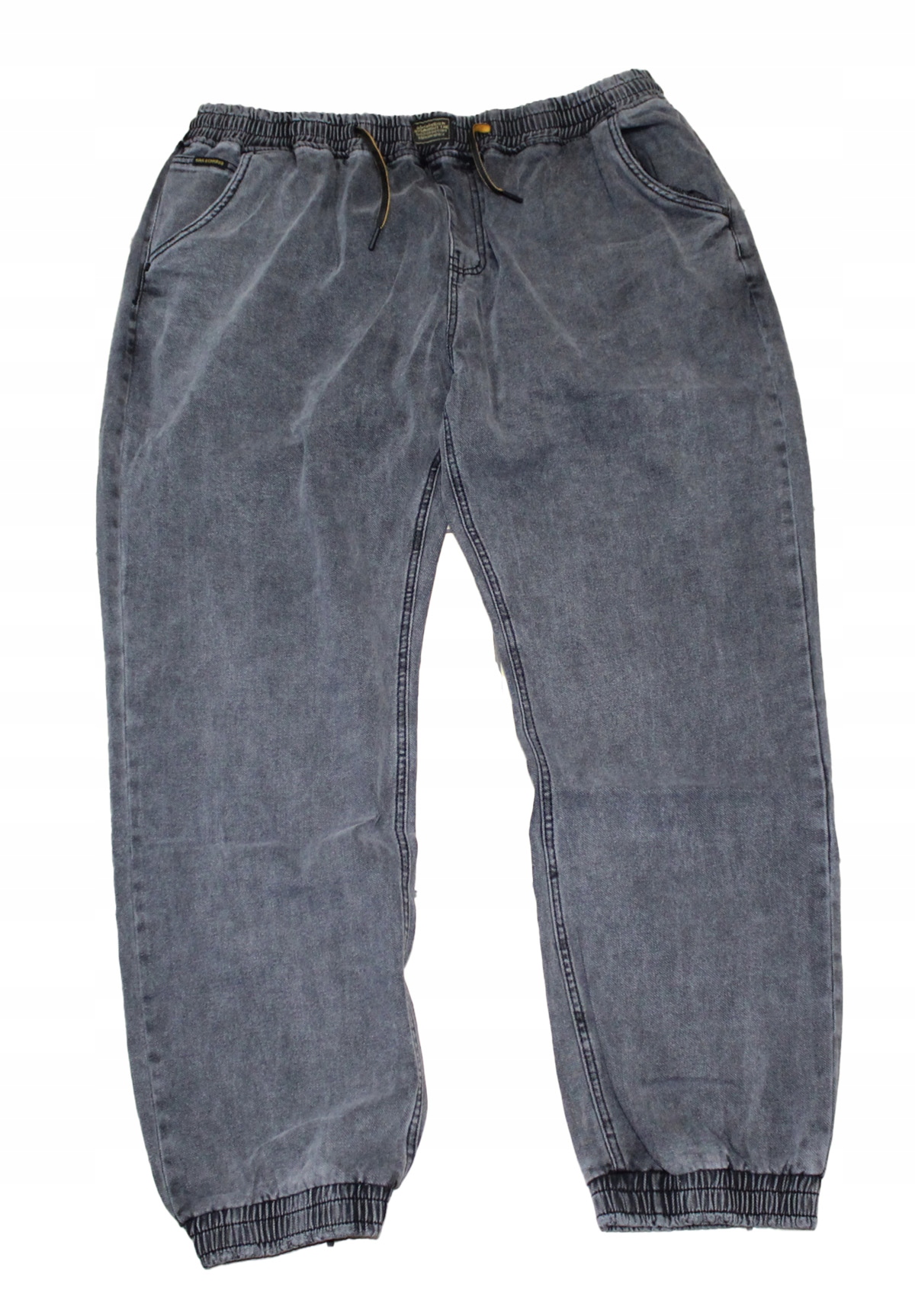 4XL Velké Jogger Tepláky Baggy Jeans Strečové Šedé S Pasem Do 16 CM