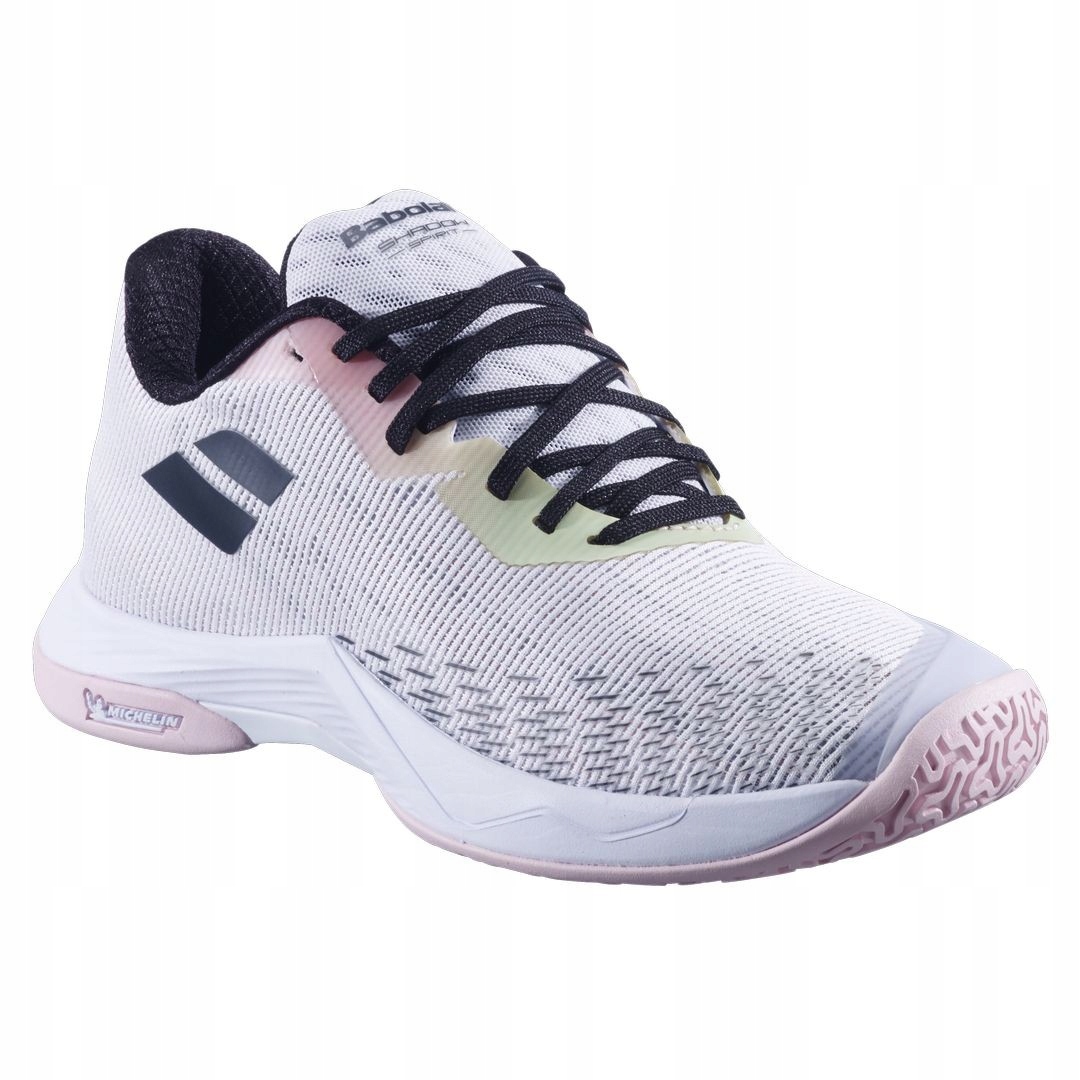 Dámské badmintonové boty Babolat Shadow Spirit 2 White 40,5