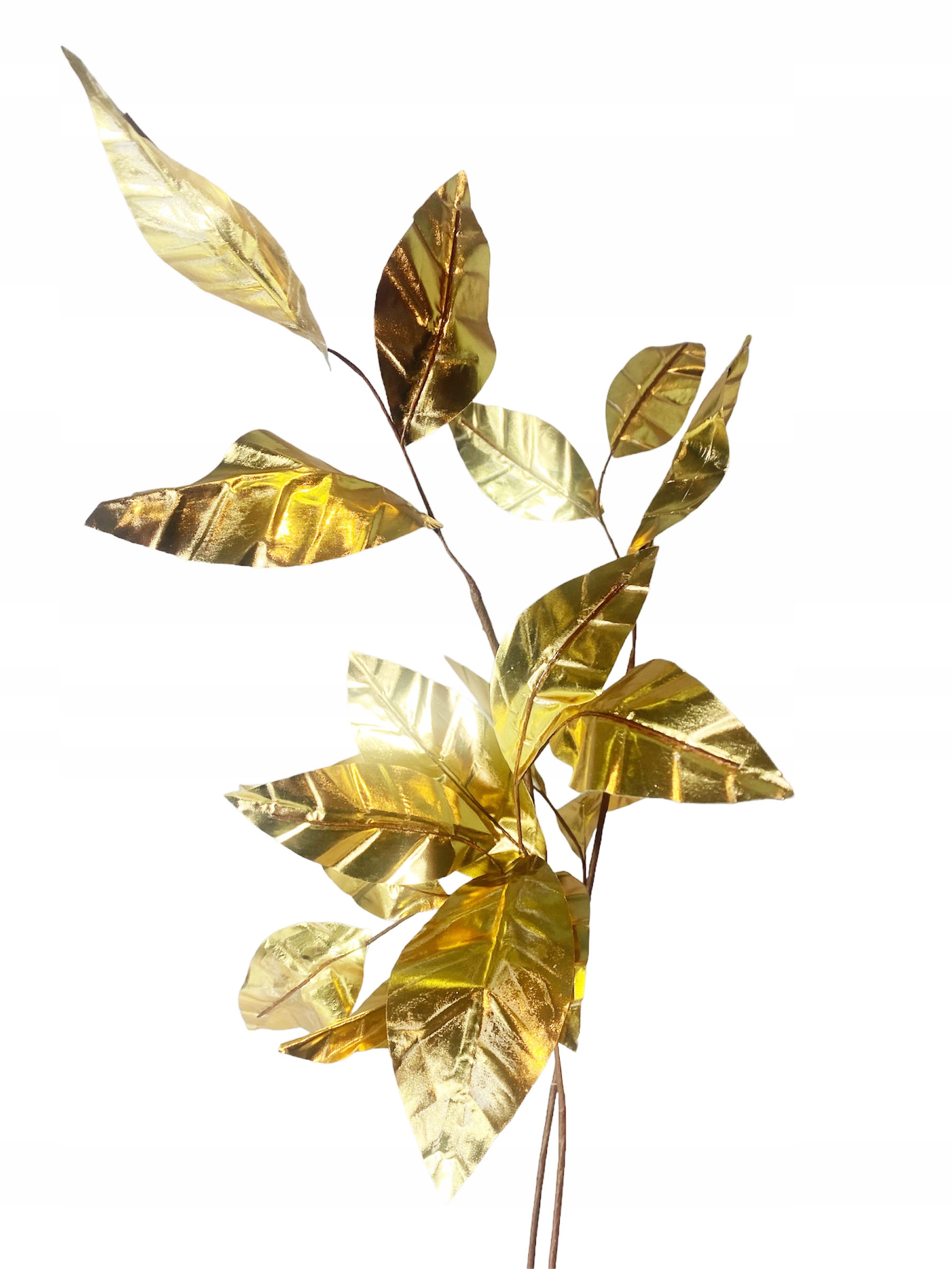 LIŚCIE ZŁOTE LIŚĆ GAŁĄZKA OZODBNA DEKORACJA GLAMOUR Marka TG