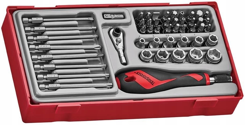 НАБОР ИНСТРУМЕНТОВ ДЛЯ ОТВЕРТКИ TENG TOOLS ИЗ 49 ПРЕДМЕТОВ