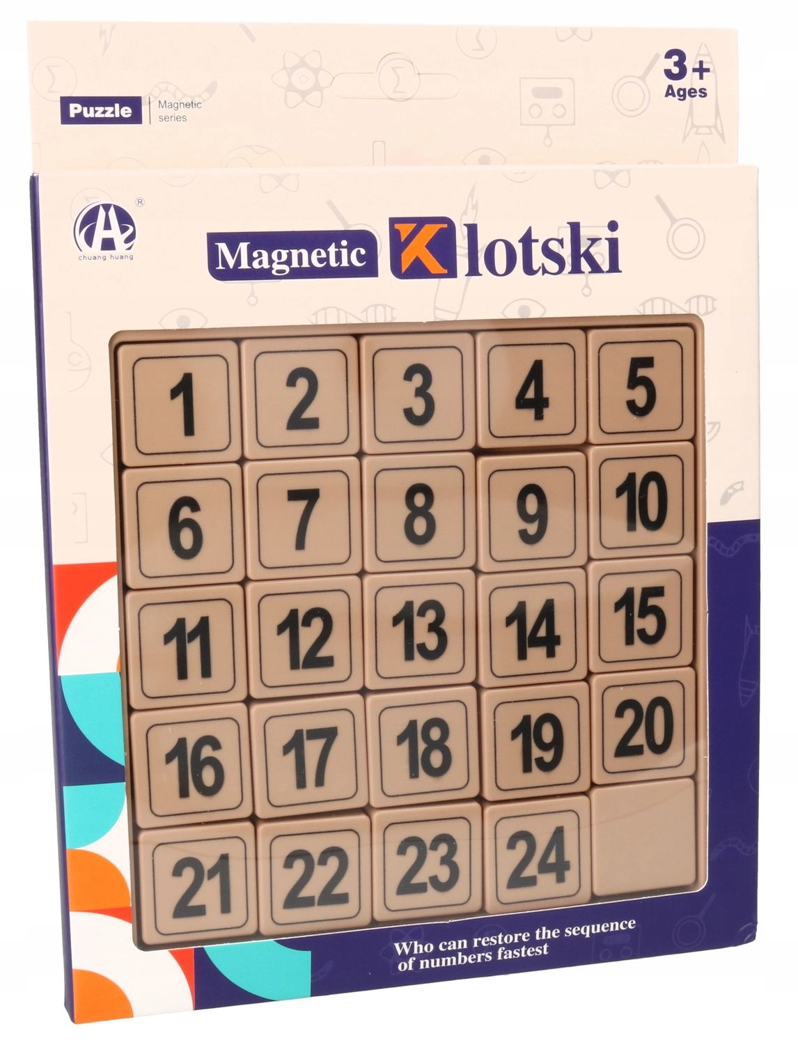 Liczbowa układanka przesuwanka KLOTSKI 4728 Marka inna