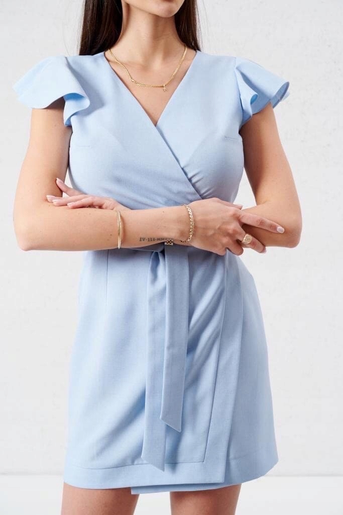 Šaty Lalous Barva Modrá vel. L