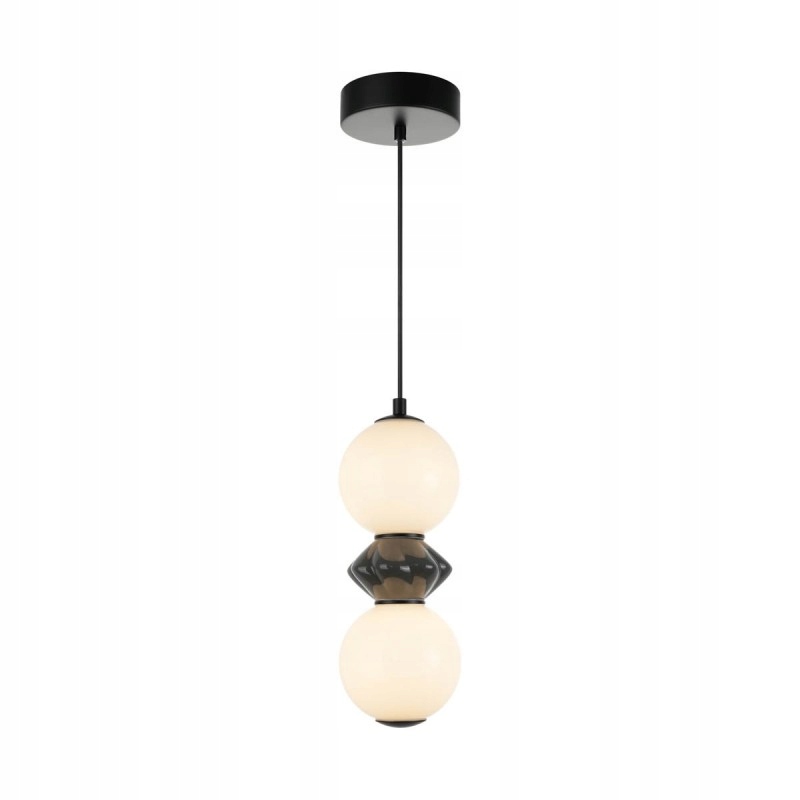 Keramická guľová lampa+romb do detskej izby s motívom korálikov Balos Led
