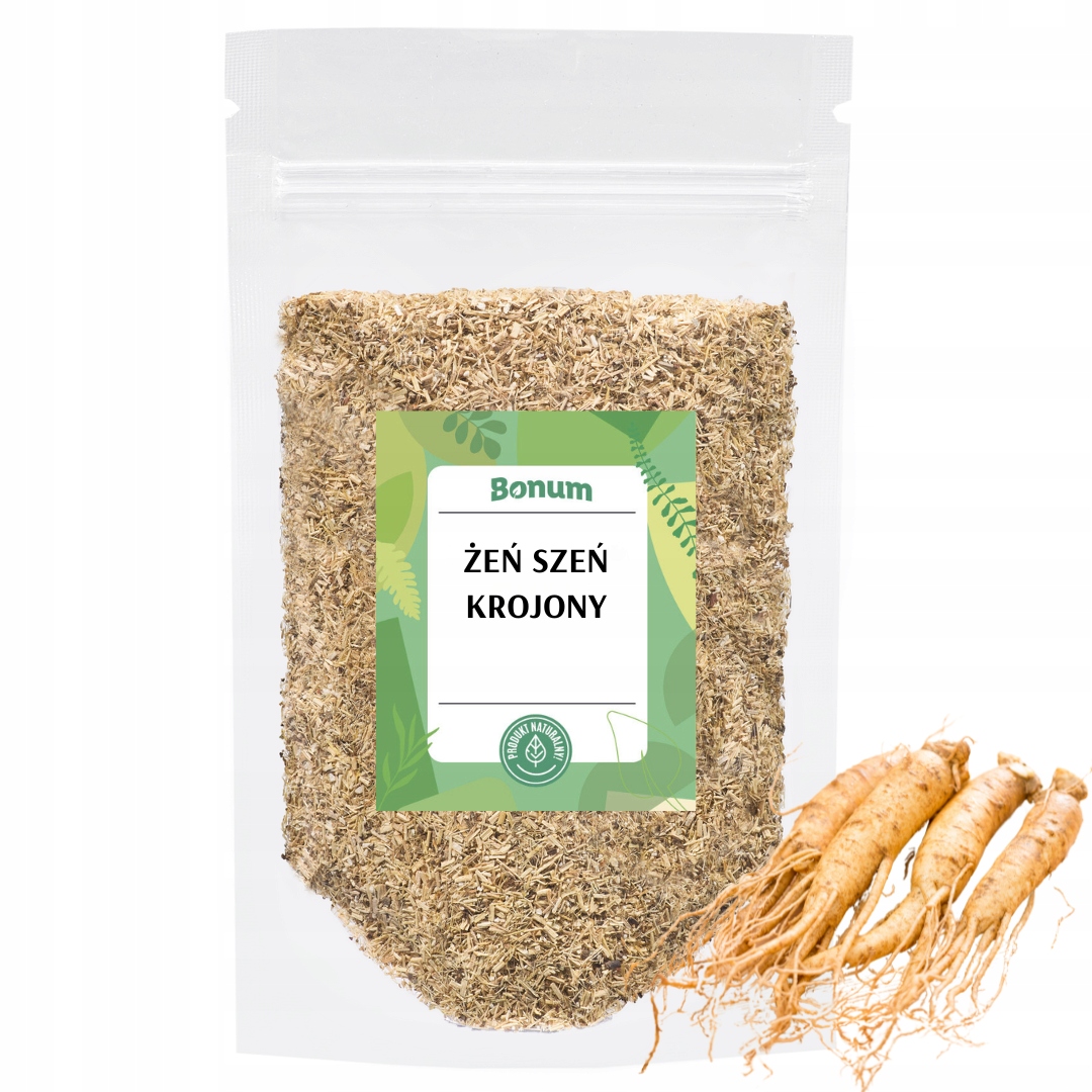 Levně Sibiřský ženšen Energia krájený řezaný Bylinky kořen Vitalita 1kg Bonum