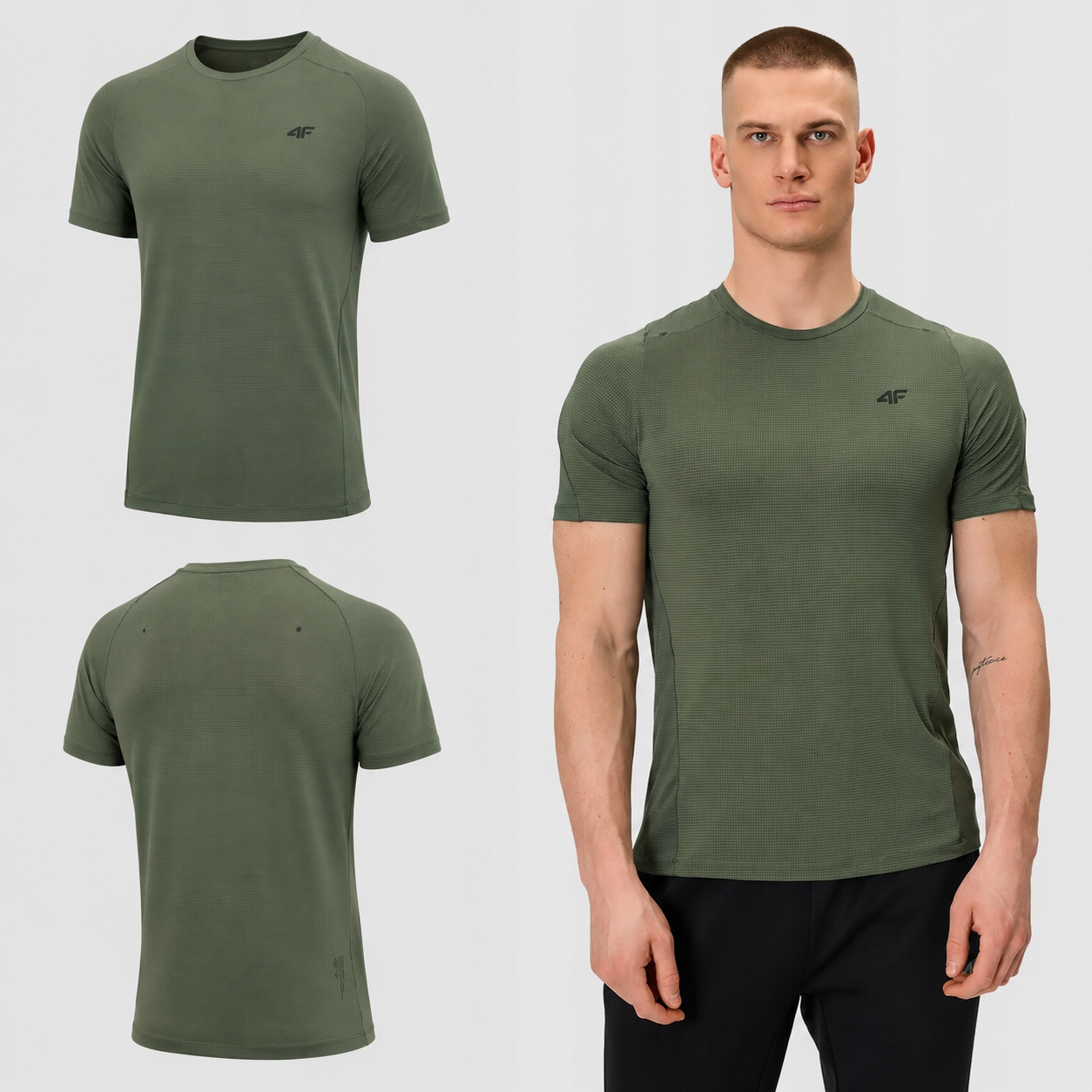 Koszulka Rowerowa 4F T-shirt Męski Treningowy Szybkoschnący M M1775 SS26