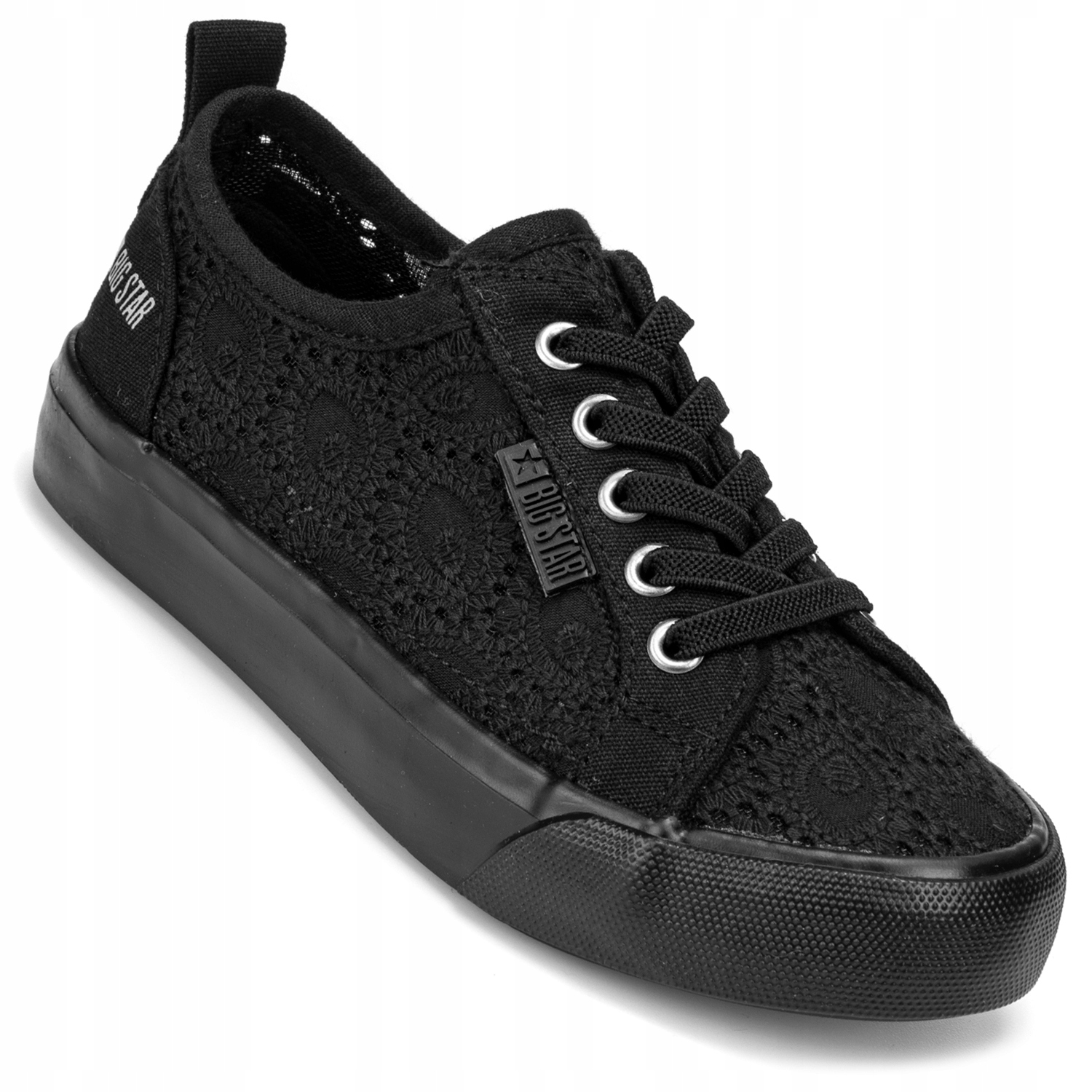 

Trampki Big Star Dziewczęce Czarne Buty Modne 35