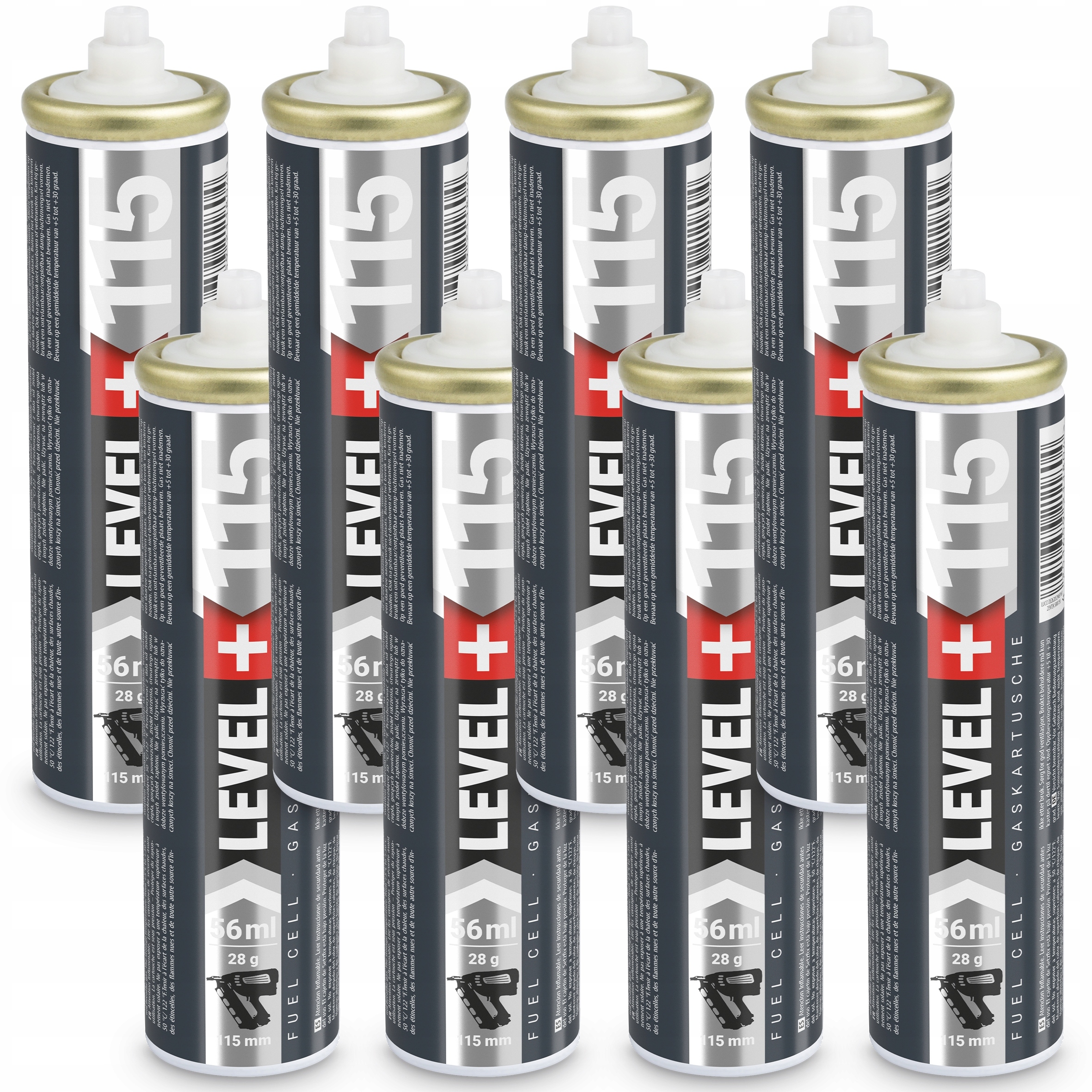 Plyn do sazečů Náboj 8ks 115mm 56ml 28g L+115