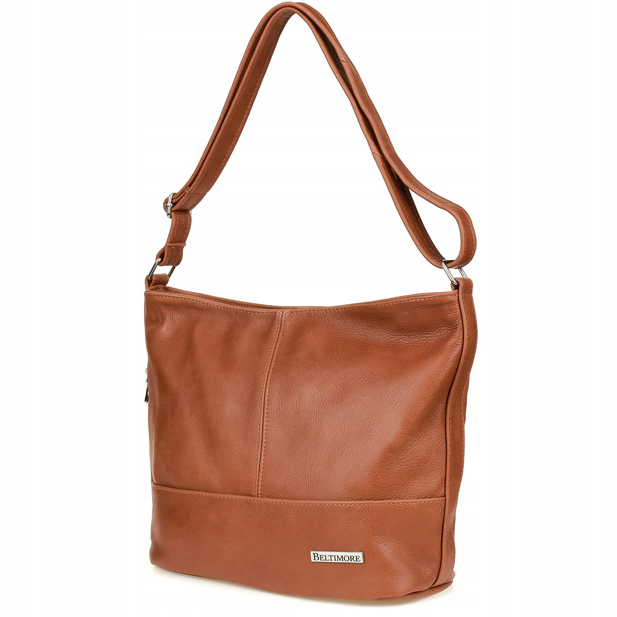 Dámská velká kožená kabelka A4 dvoukomorová klasická elegantní Beltimore