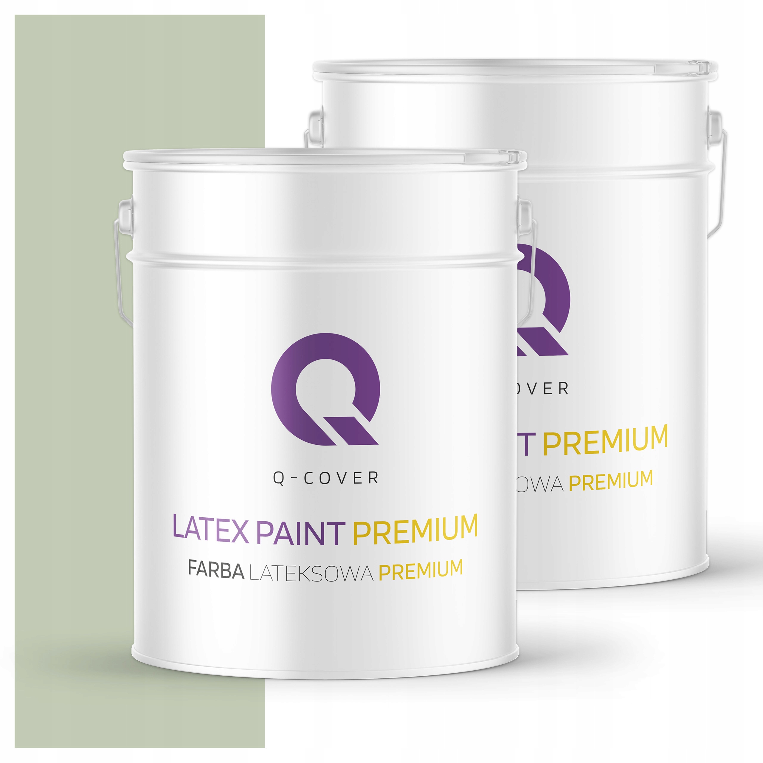 Barva Skvrnitá Omyvatelná na stěny stropů 10L Hluboká matná Zelená světlá