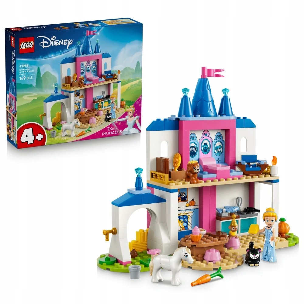 Lego 43283 Disney Princess Zámek Popelky a jejích zvířecích přátel