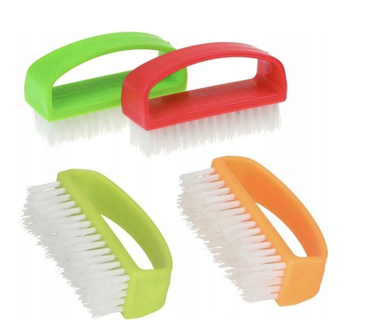 SZCZOTKA Z RĄCZKĄ UCHWYTEM DO RĄK PAZNOKCI KOLORY