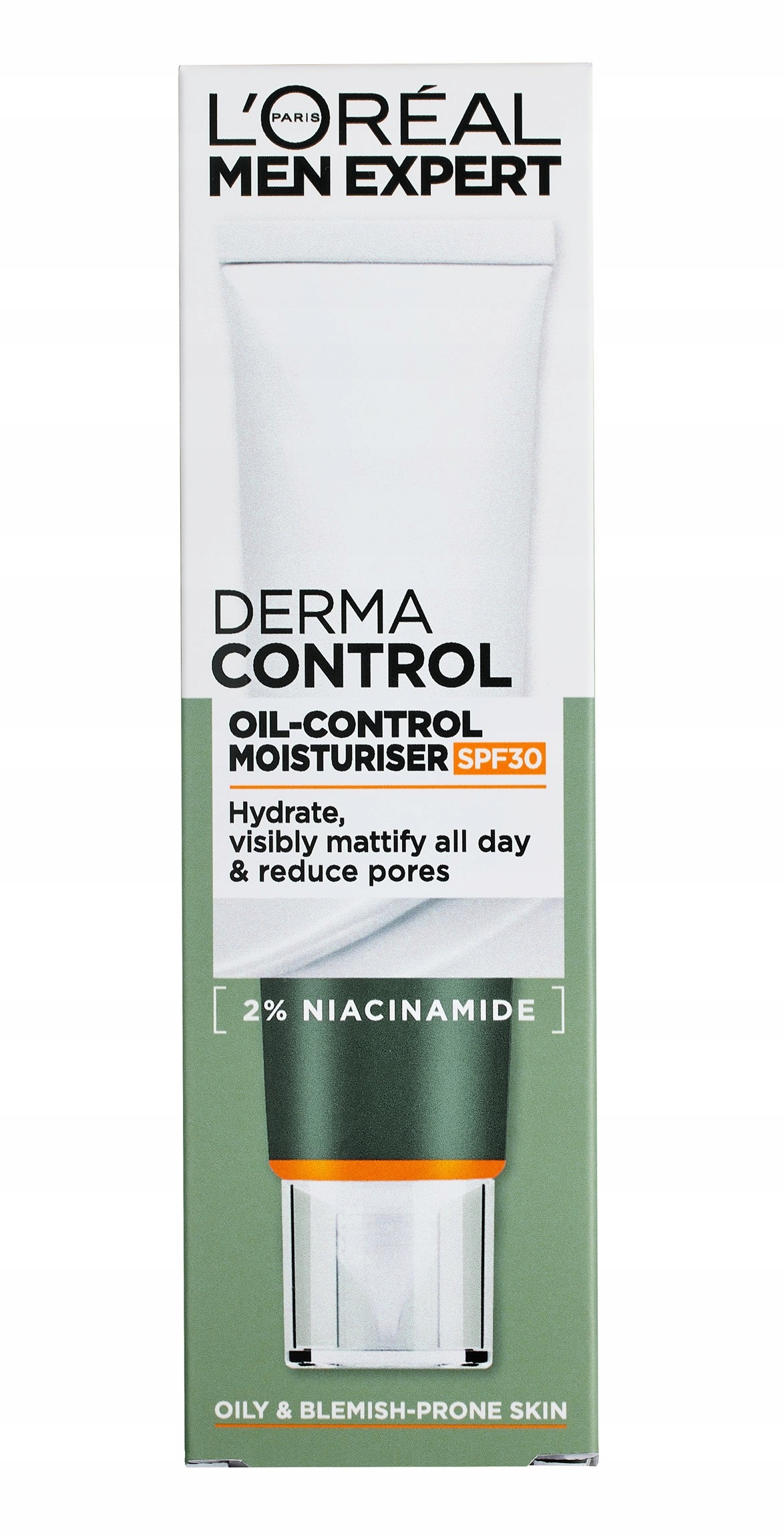 L´Oréal Paris Men Expert Derma Control hydratační krém proti mastnotě Spf 30 40 ml