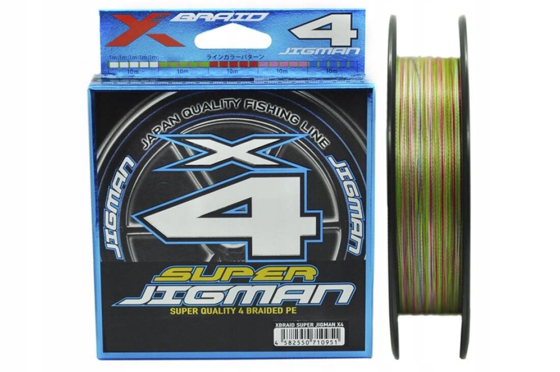 Plecionka Ygk X-Braid Jigman X4 200m #1.5 Pe 0.205mm 25lb -11.3kg