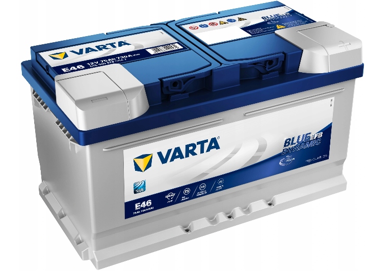 VARTA BLUE DYNAMIC EFB E46 75Ah / 730A P + старт-стоп
