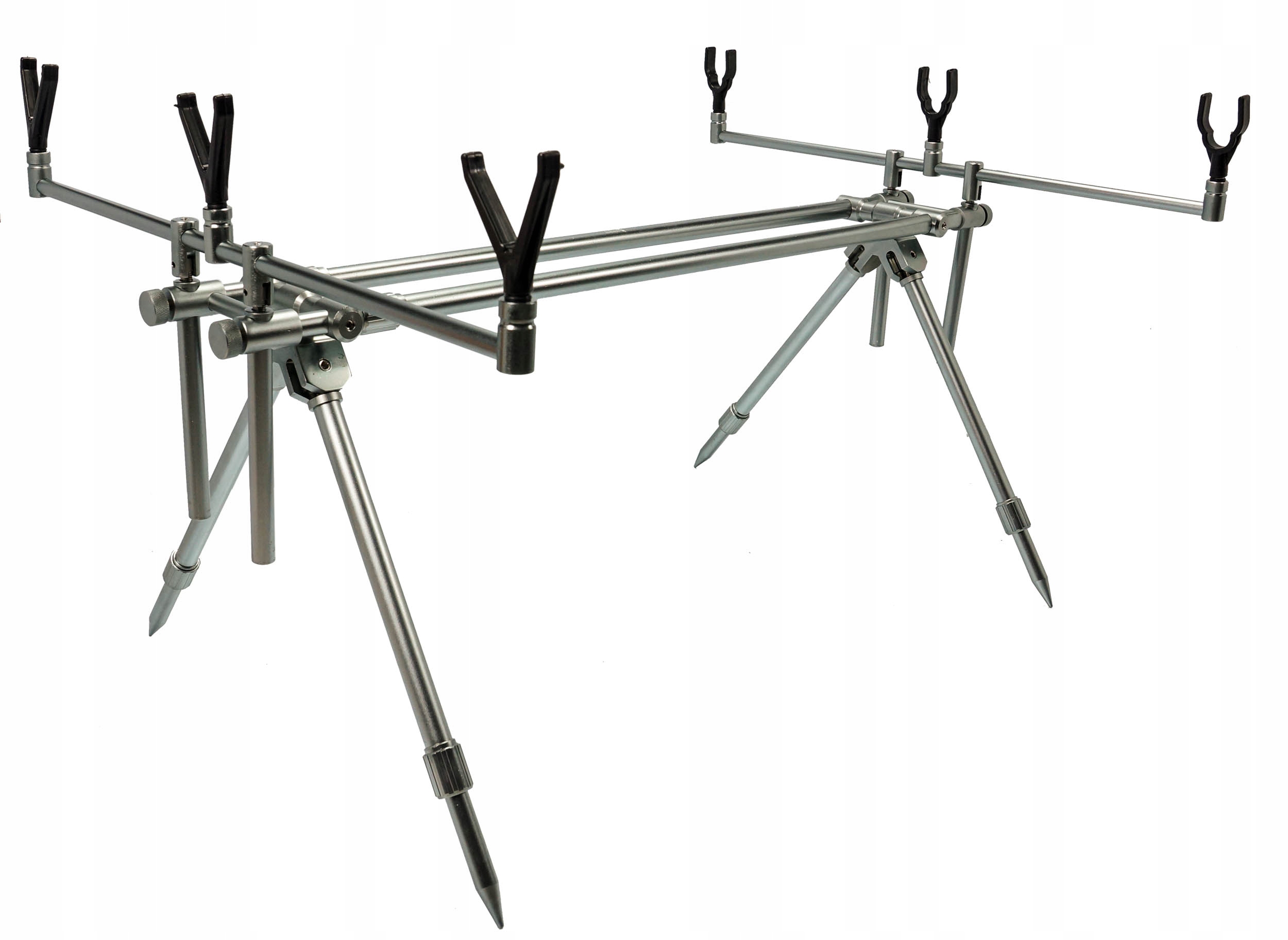 STOJAK WĘDKARSKI STANOWISKO KARPIOWE ROD POD NA 3 WĘDKI HOKKAIDO SOLID