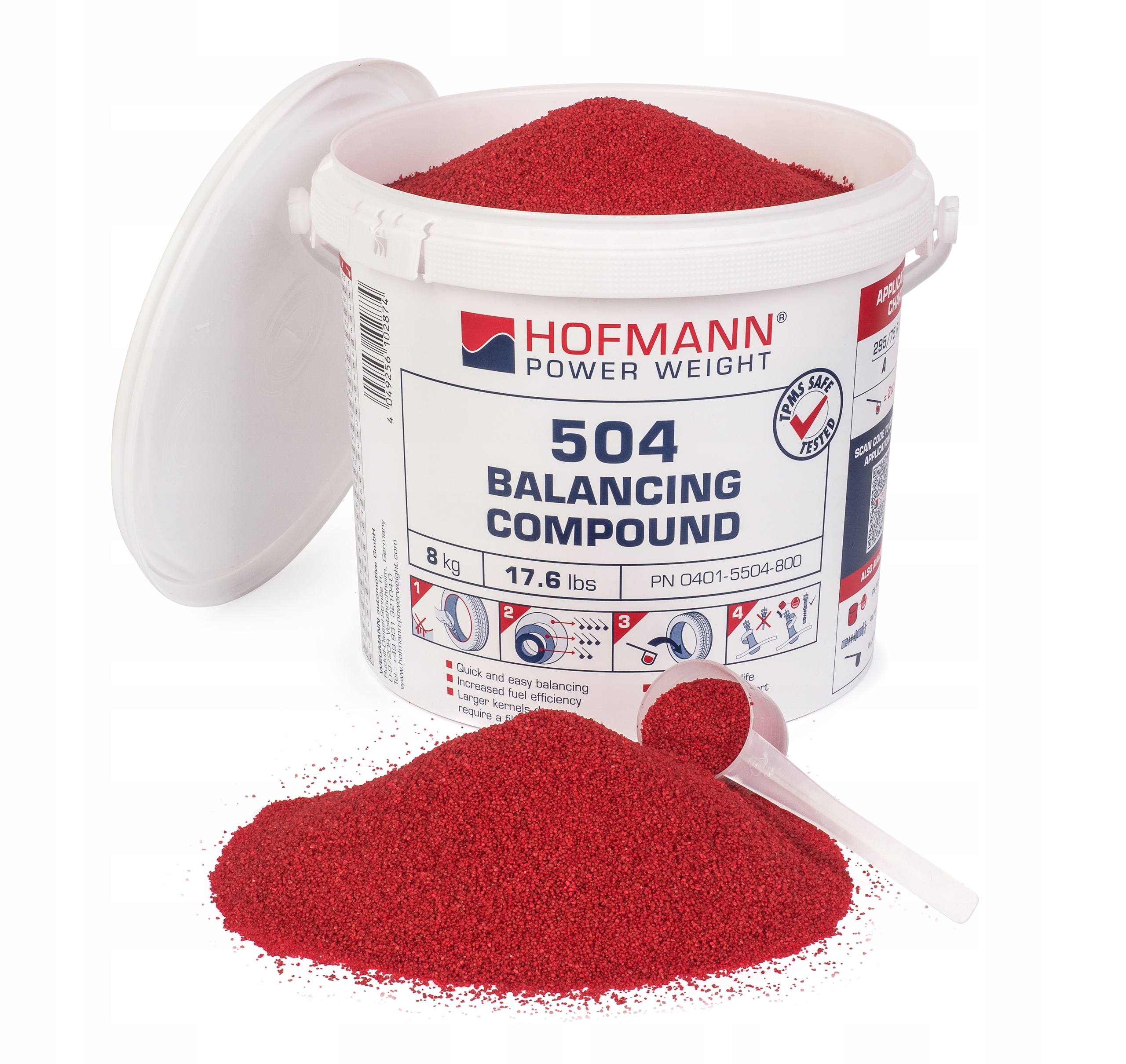 Granulat proszek do wywazania kol HOFMANN 8kg Producent code 566 0192