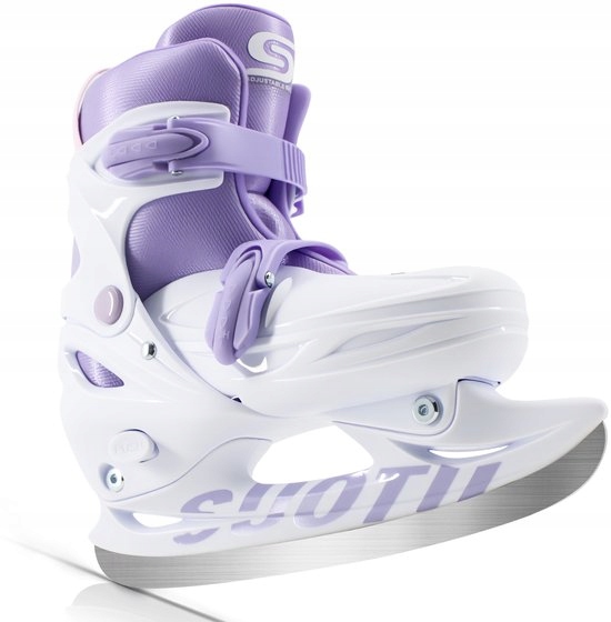 Łyżwy Figurowe Dla Dzieci, Regulowane, Dziewczęce, Rozmiar 32-36 Suotu