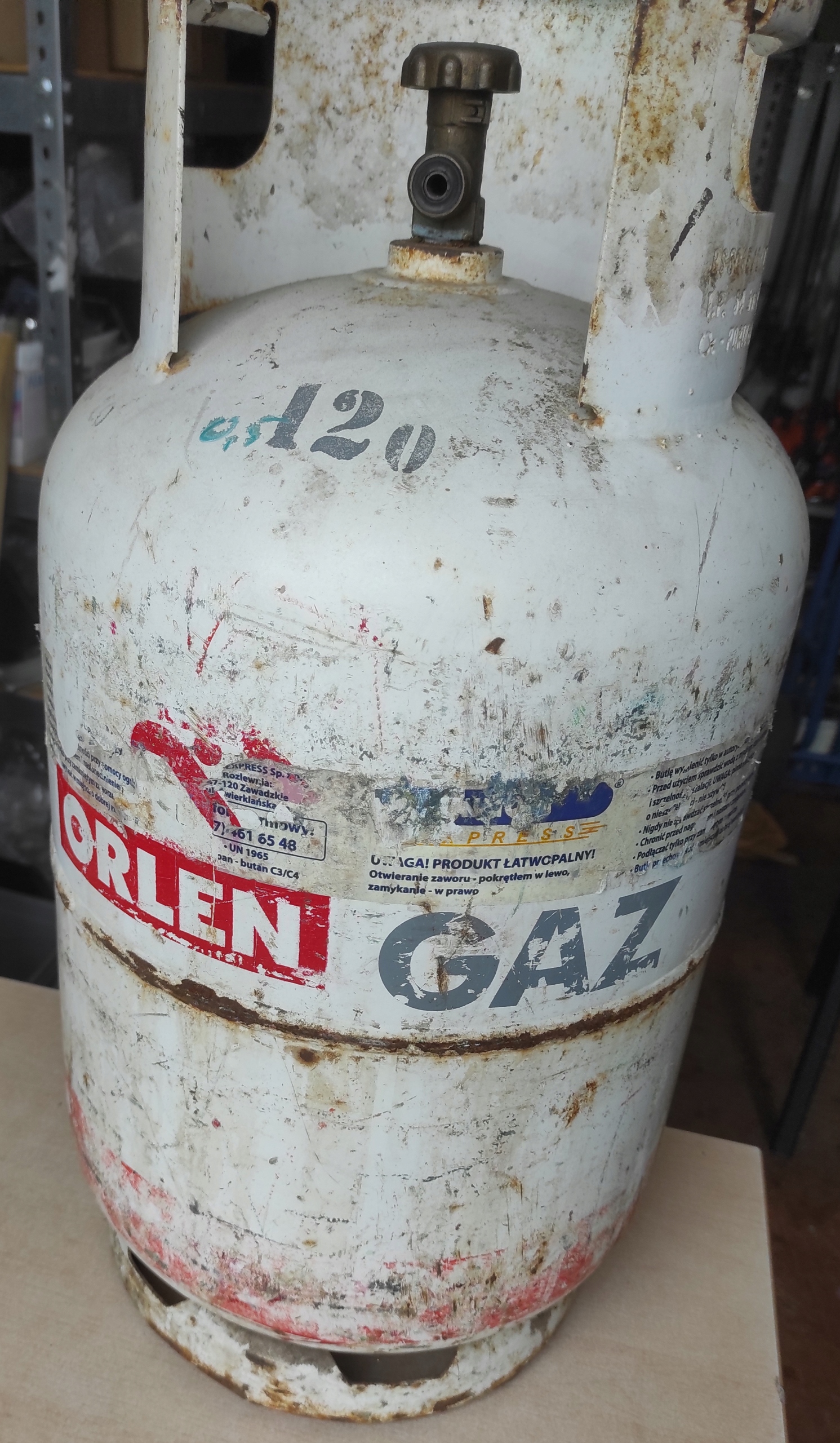 Butla Gazowa Kemping Przemysł 11 kg / 20kg