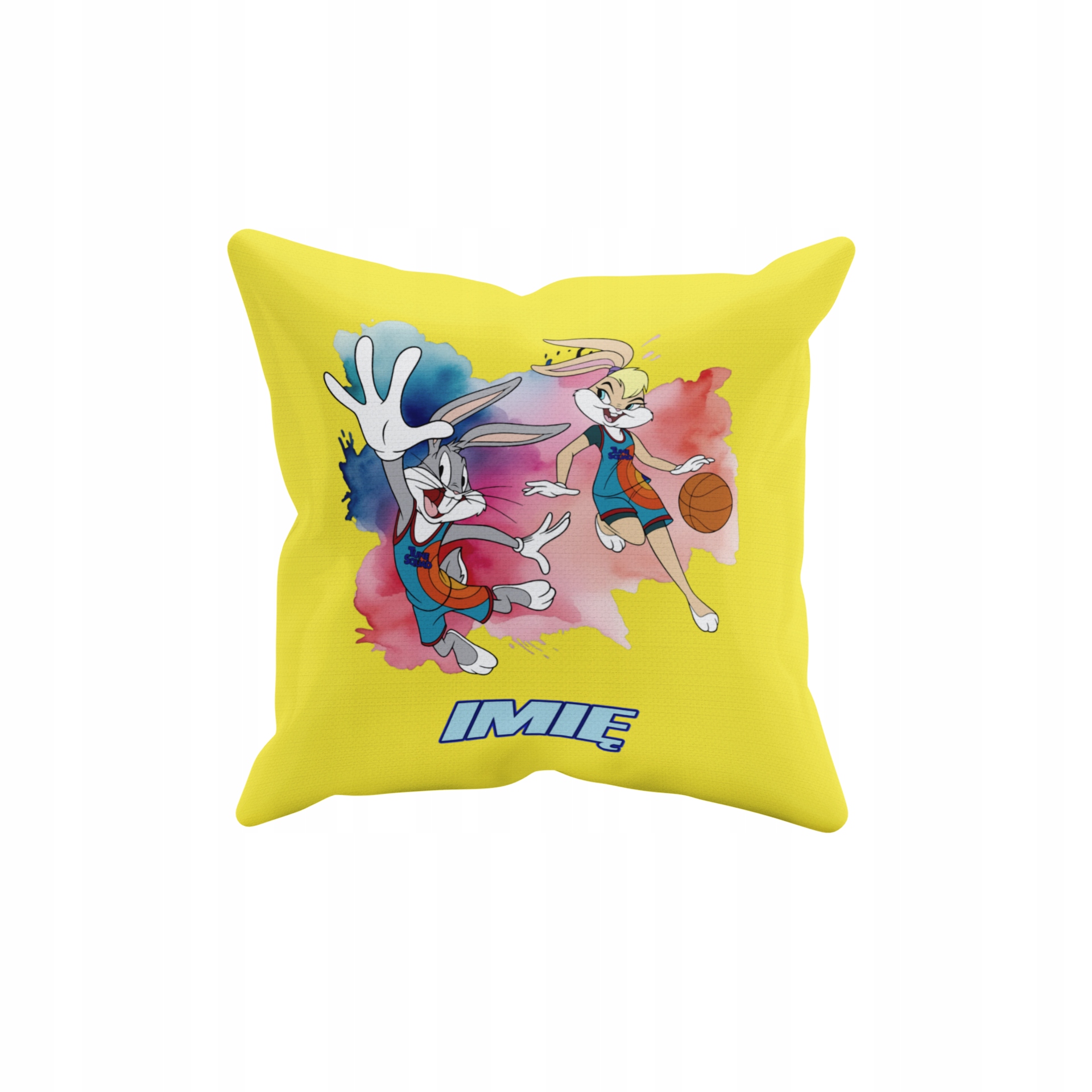 POSZEWKA NA PODUSZKĘ JAŚKA DO PRZEDSZKOLA BUGS I LOLA + IMIĘ GRATIS Waga produktu z opakowaniem jednostkowym 0.5 kg