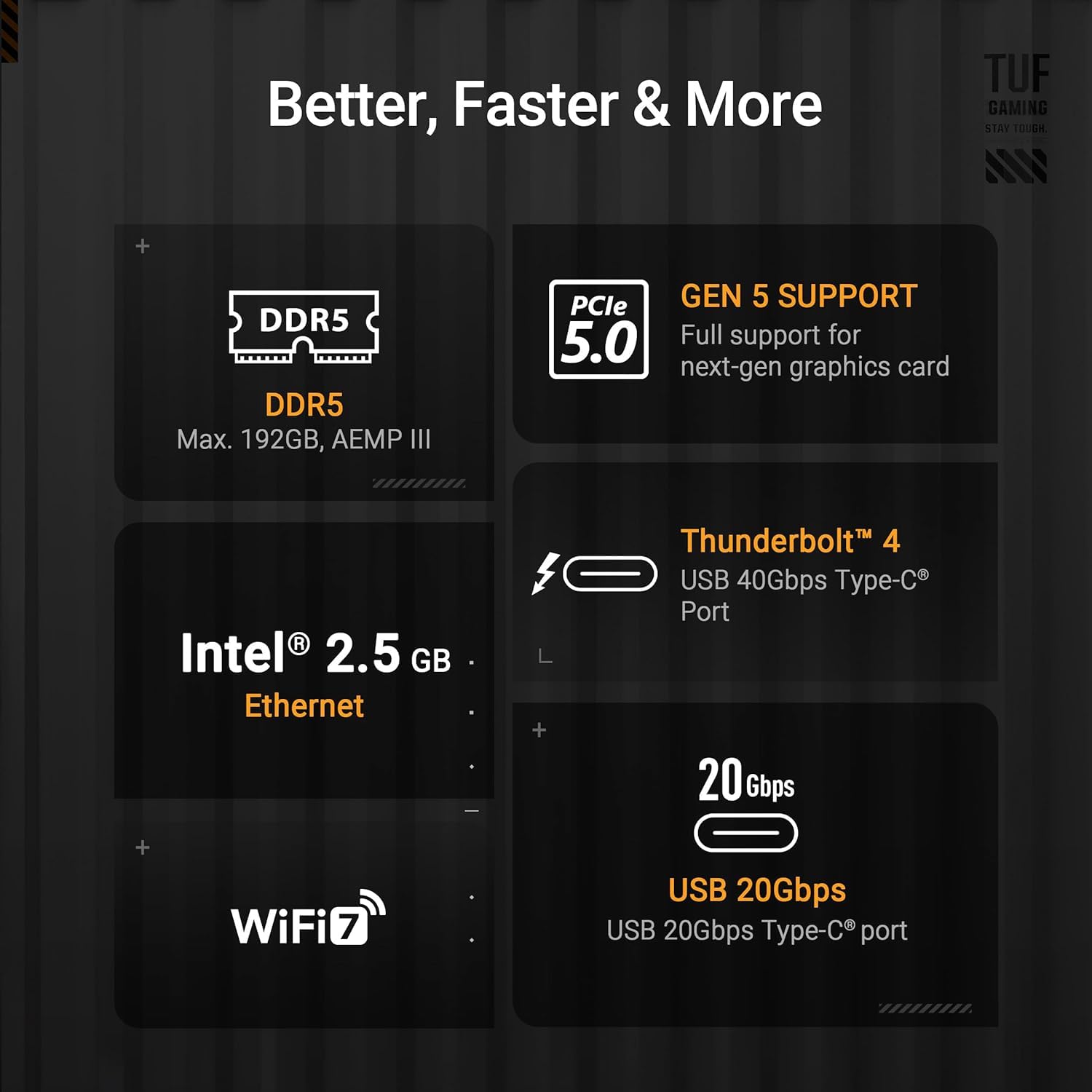 ASUS TUF Gaming Z790-Plus WiFi Płyta Główna Intel LGA1700 DDR5 ATX M.2 — miniatura 5