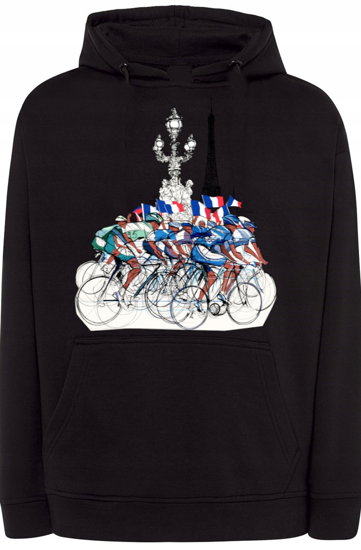 Tour De France Cyklistika Mikina S Kapucí vel. S