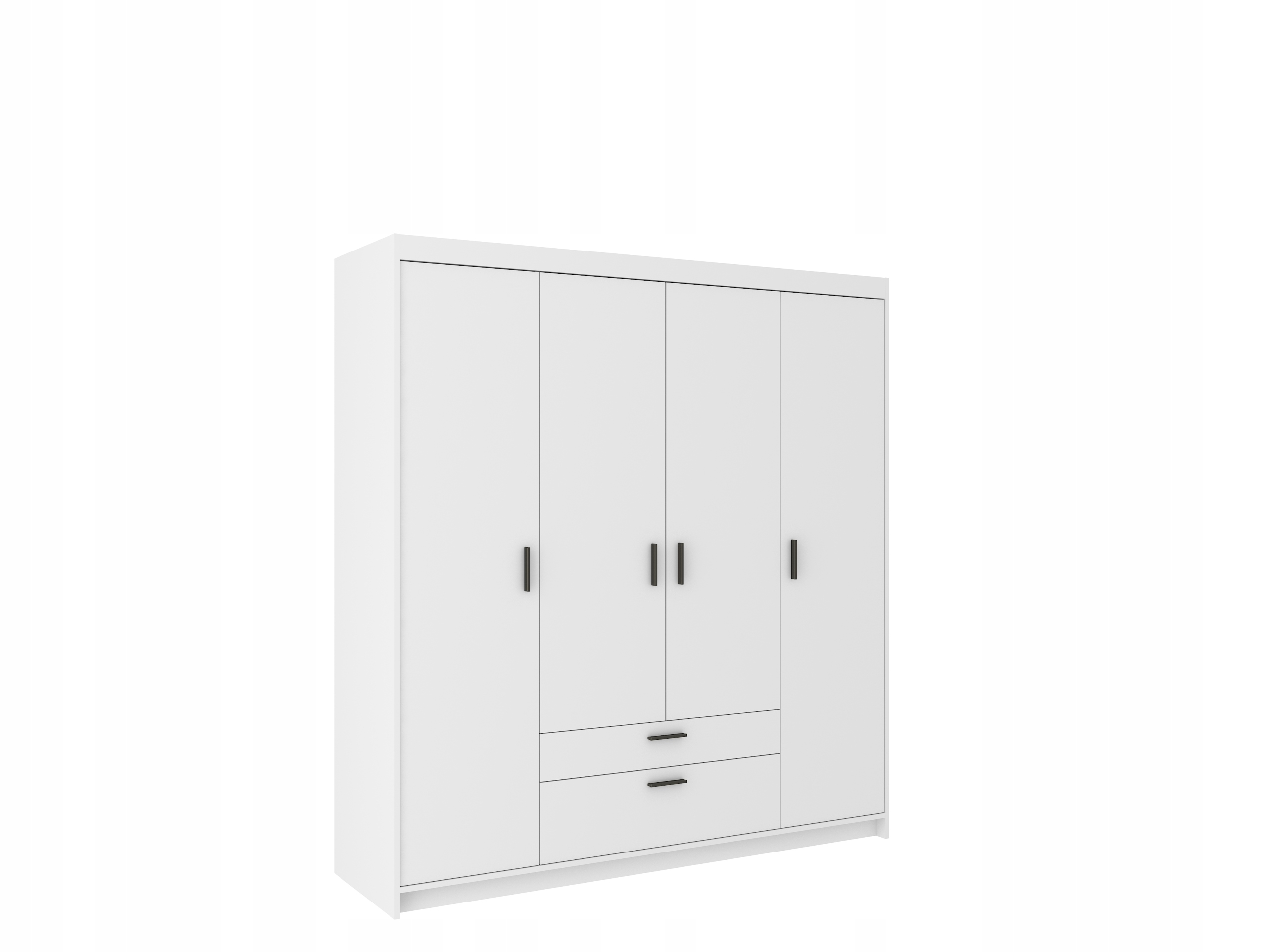 Skříň Alena bílá 177 cm