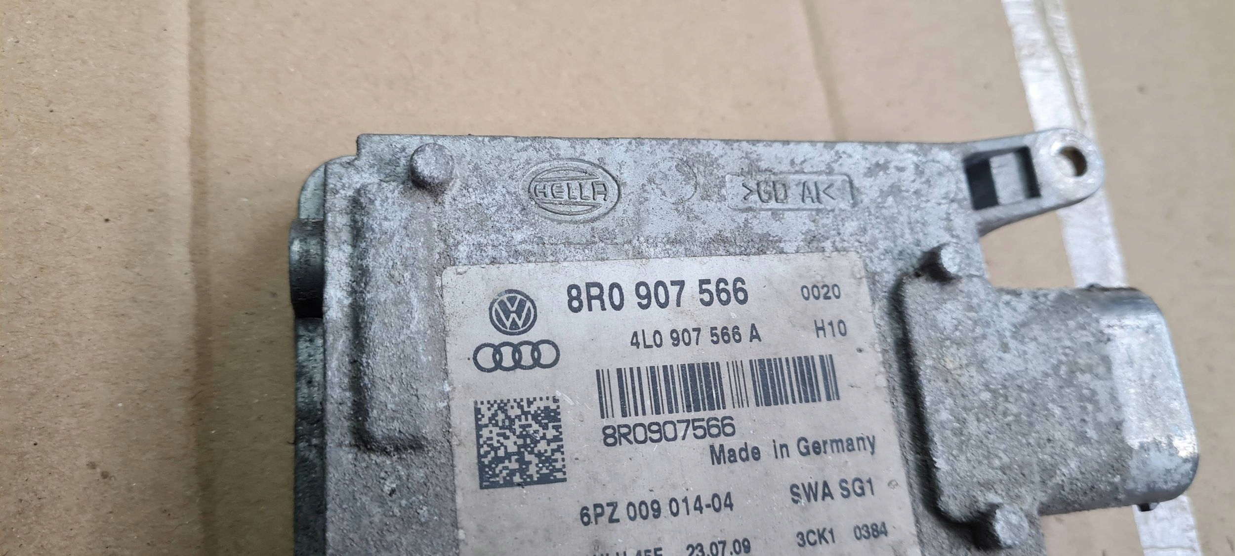 Q5 8R sensor changes supports RUCHU MARTWEGO POLA rear part 8R0907566