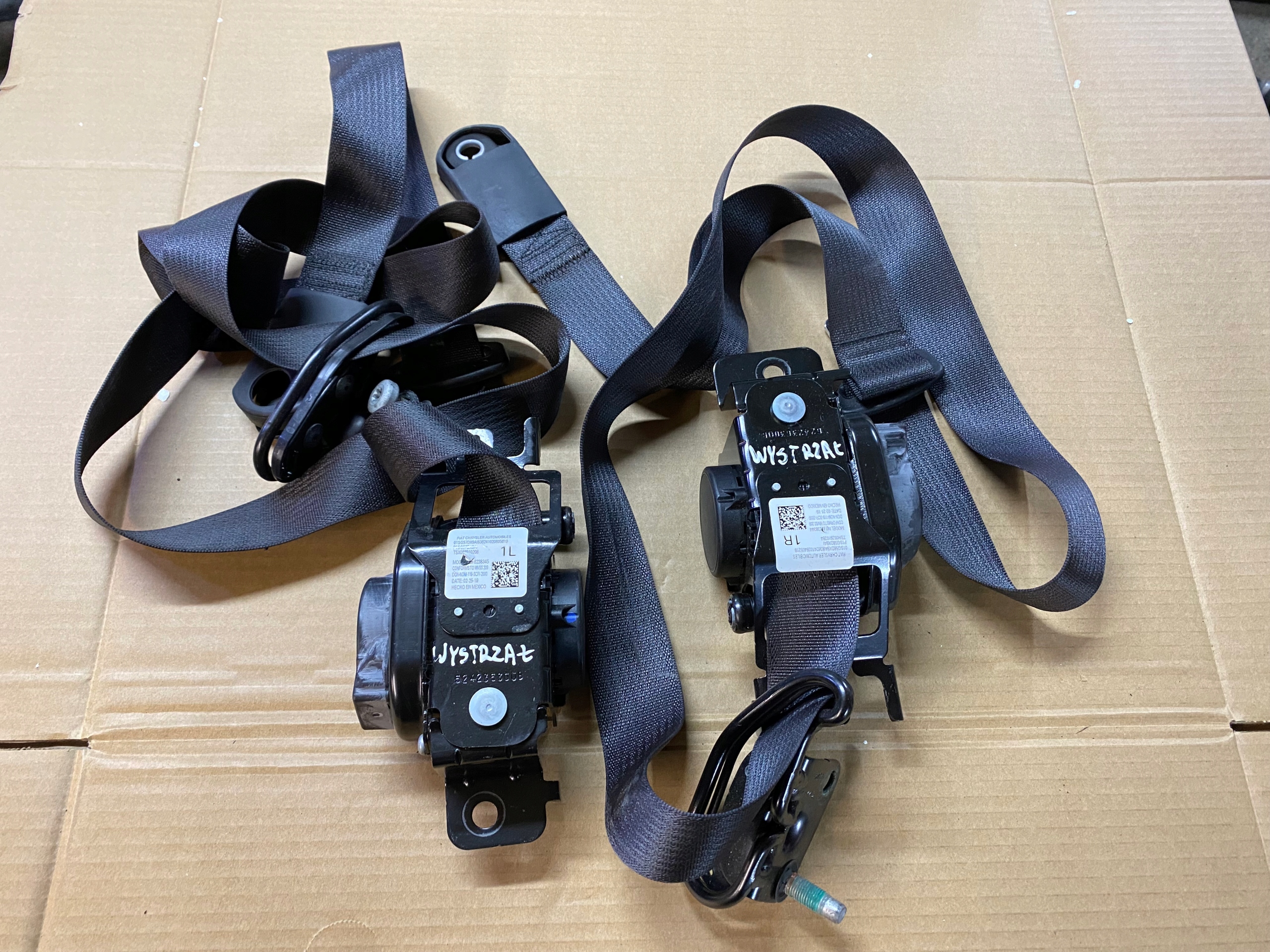 РЕМНИ БЕЗОПАСНОСТИ DODGE CHALLENGER 3.6 ВЫСТРЕЛ