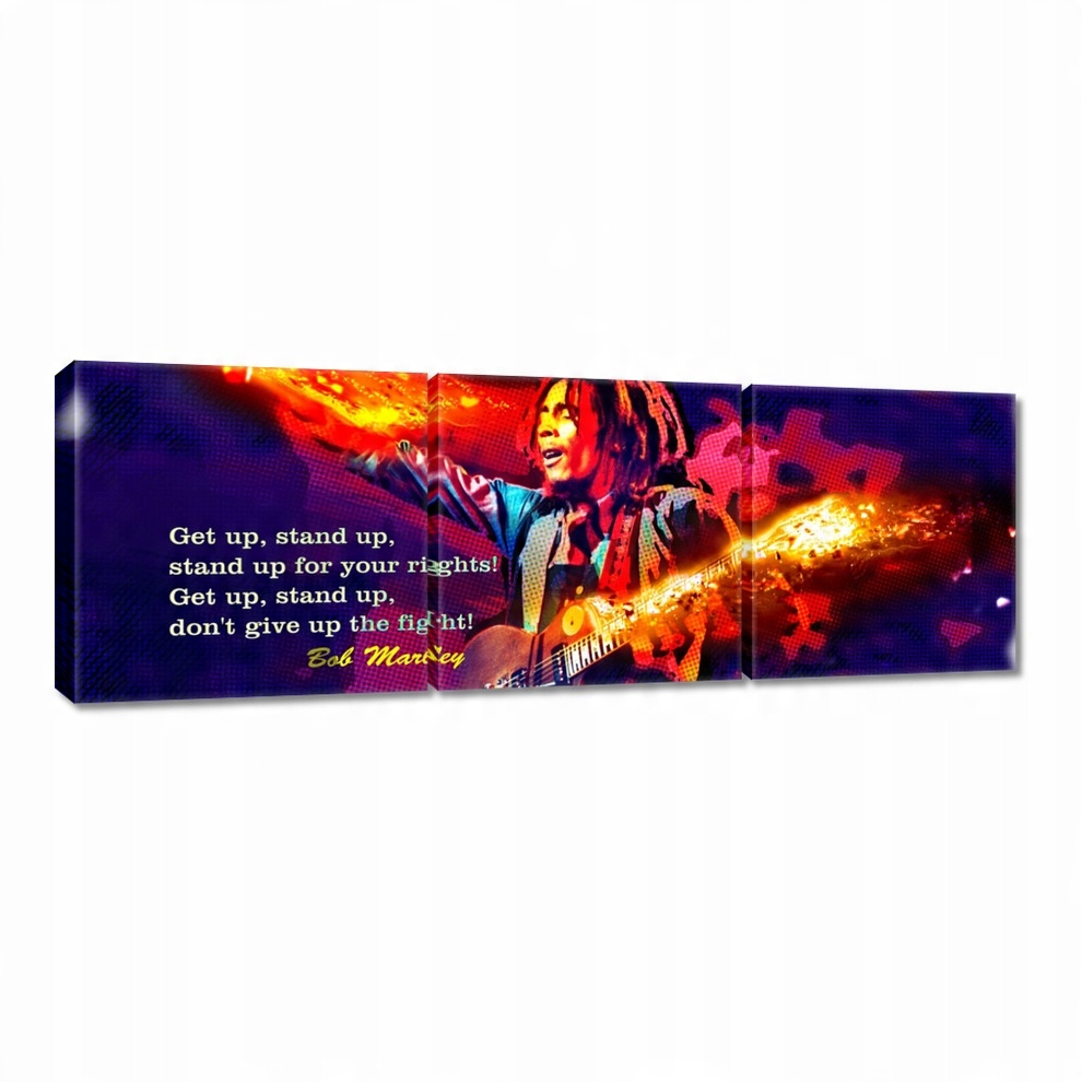

Obrazy 60x20 Bob Marley na koncercie