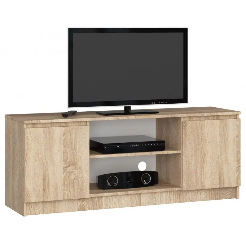 

Szafka Rtv 140 cm sonoma pod telewizor do salonu
