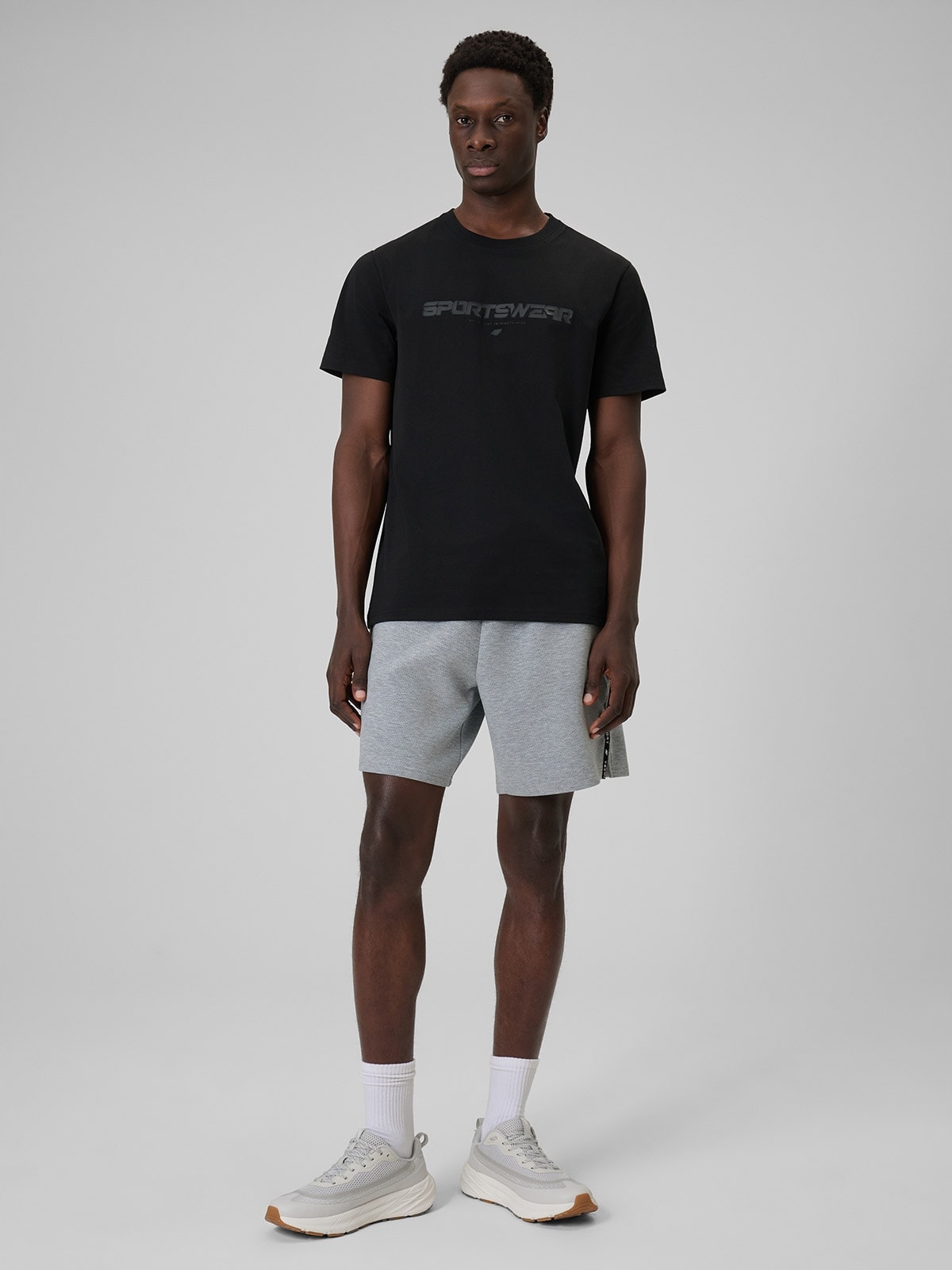 4F Kraťasy, Šedé, S Kapsami, Velikost XL