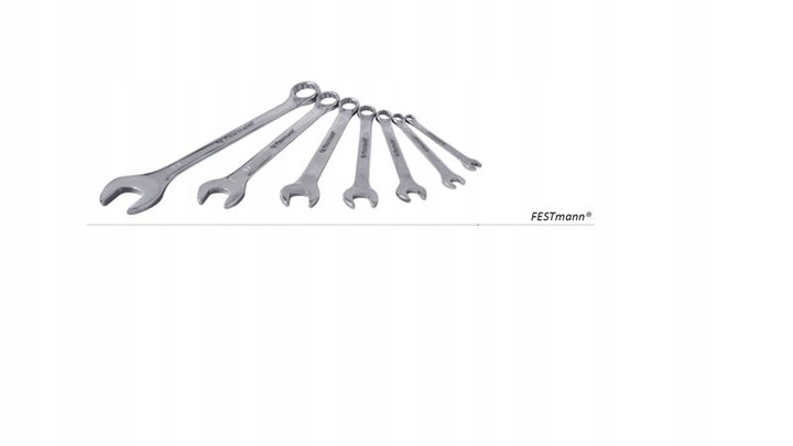 Klucz Płasko-oczkowy, Polerowany, 15