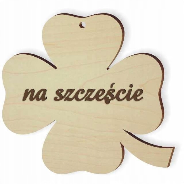 

Na Szczęście drewniana Koniczyna dla maturzysty