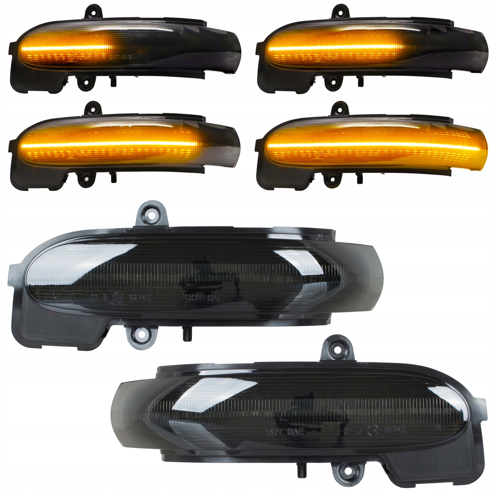 Mercedes W203 01-07 Led Plovoucí Směrovky