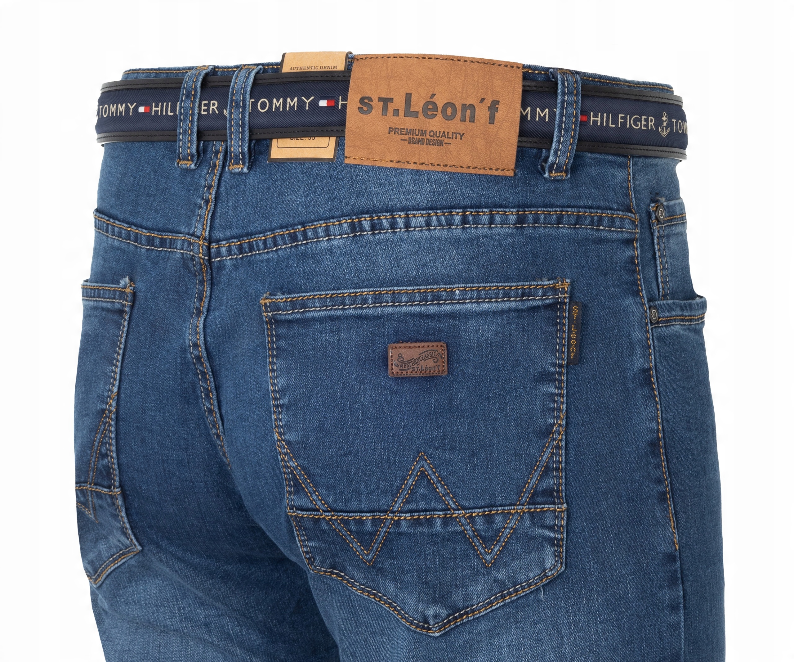 

Spodnie męskie jeans W40 104-108cm niebieski dżins
