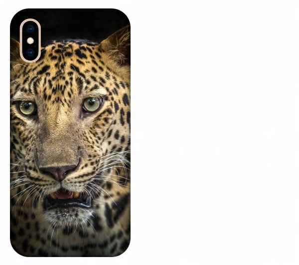 

Etui pokrowiec iPhone Xs Max Lampart pantera leopa