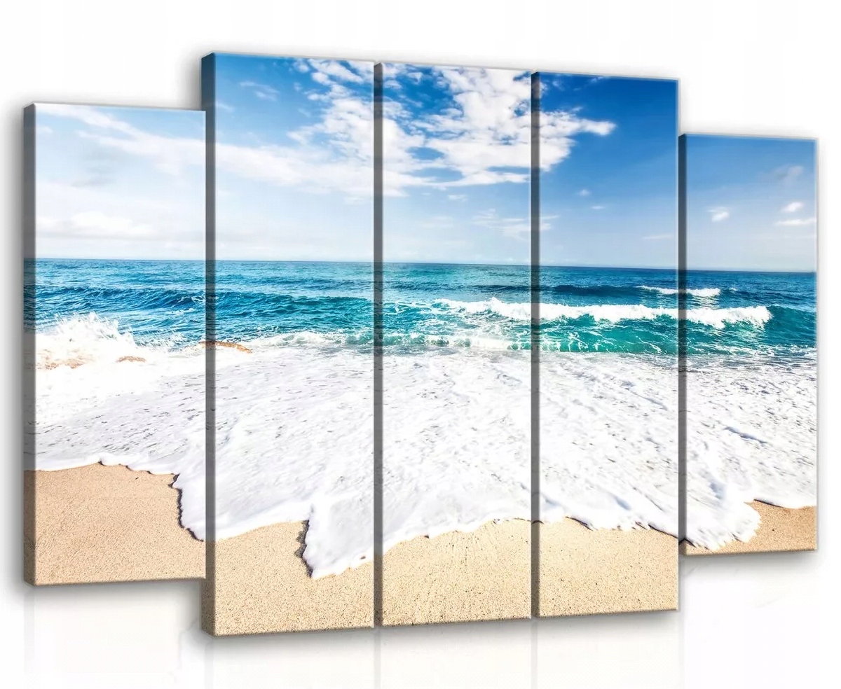 Obraz Na Plátne Canvas 150x100 Pláž More Vlny