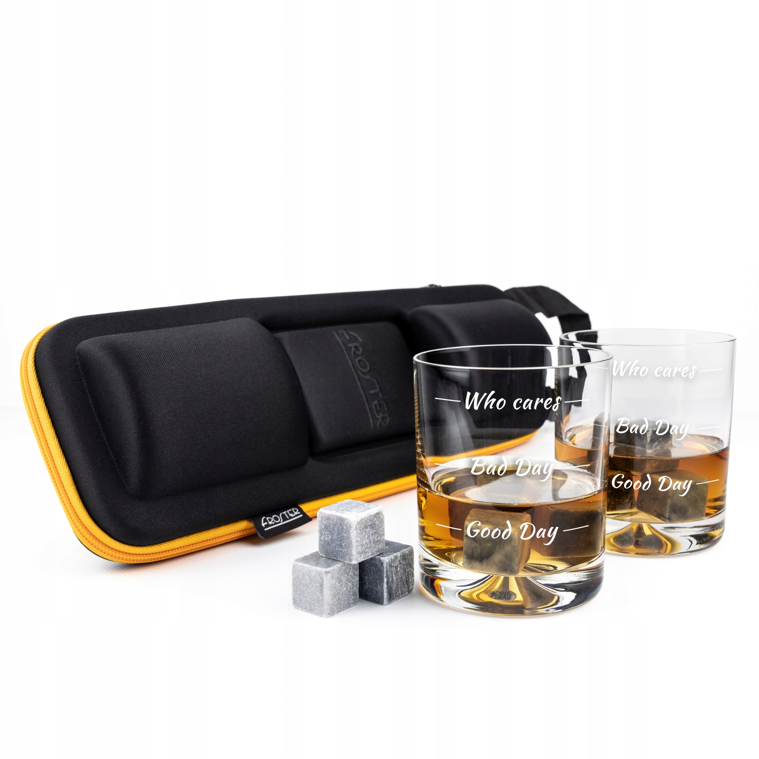 (hs) Sada milovníka whisky Froster Who cares Originál