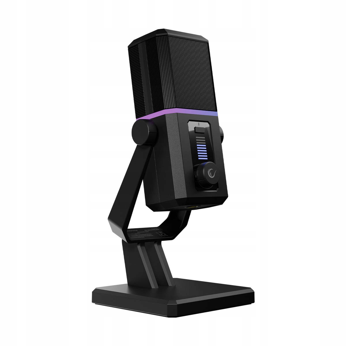 Rampage Cyclone Rgb herní mikrofon Usb-c černý