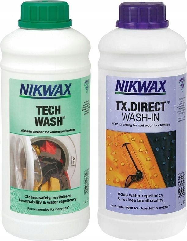 

Nikwax Tech Wash + Tx Direct 2x1L Płyn + impregnat