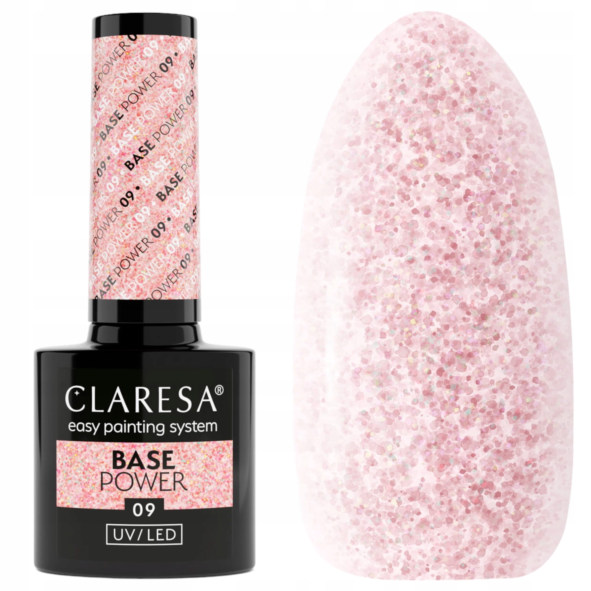 CLARESA Baza hybrydowa Base Power 09 5 ml