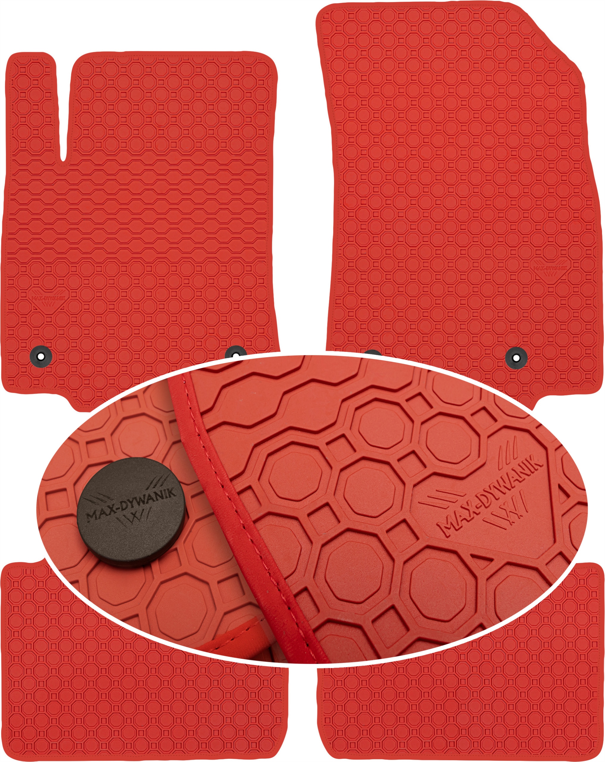 Citroen C3 Aircross 2017 Koberce Červené