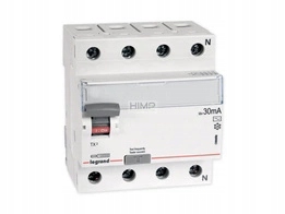 Diferenciální proudový spínač 4P 25A 30MA Typ Ac Tx³